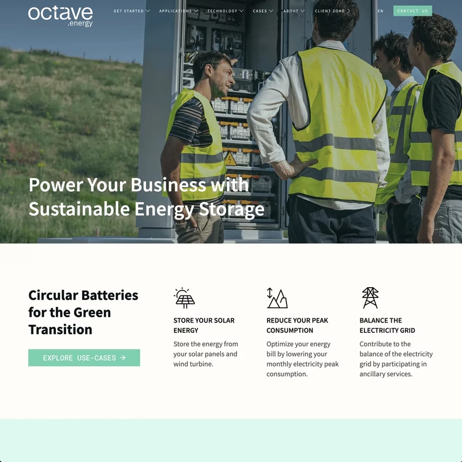 Octave Energy online platform