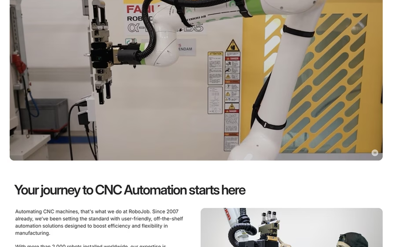 Robojob website